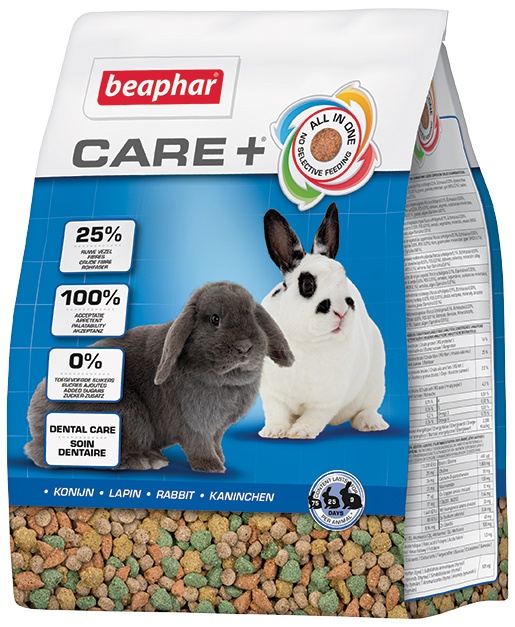 Trušu barība Beaphar Care+ Rabbit - Majastrusis.lv